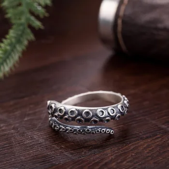 Europos ir Amerikos mados nerūdijančio plieno žiedas vyriški titano plieno paprasta uodega žiedas žiedas papuošalai