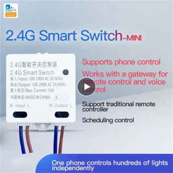 EWeLink PAGRINDINIO-2.4 G Smart Switch Keitimo Modulis RM 2.4 G Bth APP Nuotolinio Valdymo Porą Balsu Smart Home