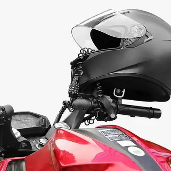 FD-MOTO Saugumo Dviratis Paspirtukas Užraktas Virvę, Motociklas, Motociklų Disko Užraktas Priminimas Kabelis Motociklo Priedai