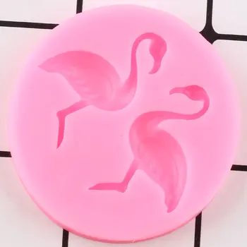 Flamingo Silikono Formos Keksiukų Topper Minkštas Tortas Dekoravimo Priemonės, Kūdikių Šalies Tortas Dekoravimo Priemonės, Saldainiai Molio Šokolado Liejimo Formos