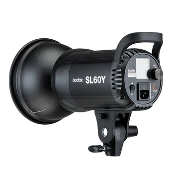 Foto Studija Godox SL-60Y CRI 95+ LED Vaizdo Šviesos SL60Y Geltona 3300K Versija 60WS Bowens Mount + Nuotolinio valdymo pultelis + Reflektorius