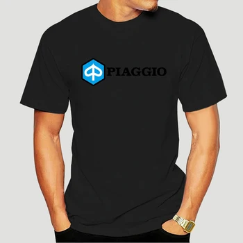 Four Seasons Piaggio T-Shirt Dviratininkas Motoroleris Mopedas O-Kaklo Tees