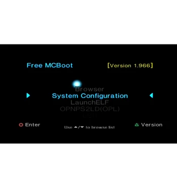 Free McBoot v1.966 8MB /16 MB /32MB /64MB Atminties Kortelė PS2 FMCB versija 1.966 L41E