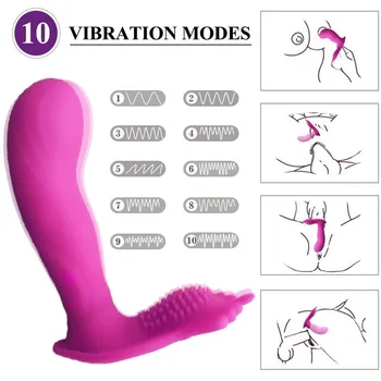 G-Spot Nešiojami Vibratoriai Klitorio Stimuliatorius Nuotolinio Valdymo Vibracijos Masturbacija Vibratorių Sekso Žaislai Moteris Suaugusiems