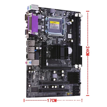 G41 Kompiuterio Plokštę, LGA 771-Pin CPU DDR3 Atminties E5345 Keturių Branduolių Keturių Siūlų Nustatyti Rodyti kompiuterinio Žaidimo Plokštė