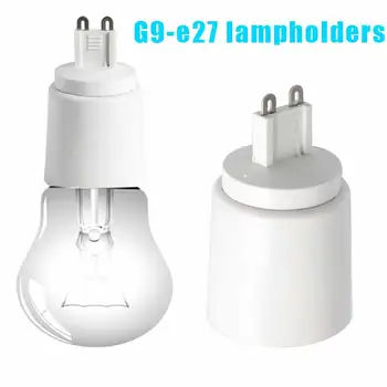 G9 Į E27 Lizdo Pagrindo Halogeninės CFL Lemputės, Lempos Adapteris Keitiklis Turėtojas SSH Parduotuvė