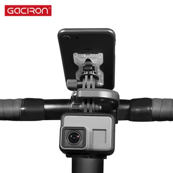 GACIRON H09S Daugiafunkcį Kamera Dviračių Kompiuterio Laikiklis Laikiklis Pratęstas 31-33mm Rankenos Dviračių Priedų