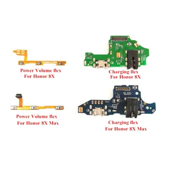 Galios ir Tūrio flex kabelis USB Įkrovimas, Doko jungtis Įkrovikliui conector flex kabelis Huawei Honor 8X Max