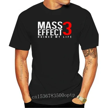 Garrus Vakarian Mass Effect Sugriovė Mano Gyvenimą, 3 Marškinėliai Prarasti Individualų Aukščiausios Kokybės Vyrai Marškinėlius Madinga Dydis S-3xl Mados