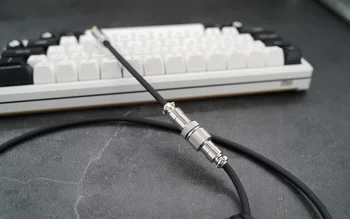 GeekCable Rankų darbo Individualų Mechaninė Klaviatūra, USB Kabelis Spiralinis Duomenų Kabelis Juoda Įrašas Modelis Bazinis Modelis, ilgiklis