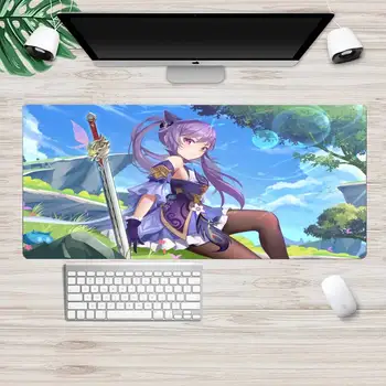 Genshin Poveikio mona Žaidimo kilimėlis Animacija, Žaidimų Mousemat XL Didelis Gamer Klaviatūra, KOMPIUTERIO Stalas Kilimėlis Takuo Kompiuteris Tablet Mousepads