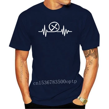 Geocaching Dažnis Širdies Trumpas Rankovėmis T Shirts Suaugusiųjų Top Dizaino Marškinėlius Medvilnės Apvalios Kaklo Vyrai T-Shirt Grupės