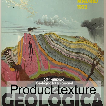 Geologinio Parodos Plakatas 1972 Geologijos Plakatas Geologijos Spausdinti Sausumos JAV Tapyba Geologas Mokyklos Dovana Sienos Meno Dekoro