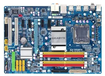 GIGABYTE GA-EP45-UD3L Darbastalio Plokštė P45 Socket LGA 775 Už Core 2 Pentium D DDR2 16G ATX Originalus Naudojami P43-ES3G Mainboard