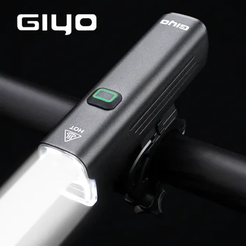 GIYO 4800 mAh Aliuminio Ultralight Dviračio Žibintuvėlis Šviesos MTB Priekinis Žibintas Rainproof USB Įkrovimo Dviračio Šviesos