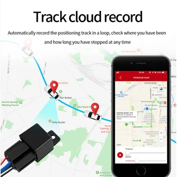 GPS GSM vietos nustatymo Stebėjimo Remot Laiko Stebėjimo vietos nustatymo Anti-theft Automobilių Relay Tracker GPS/GSM Transporto priemonės MV720 Relei GPS Tracker