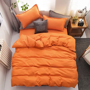 Grynas apelsinų kietas, rudens pusėje patalynės komplektai užvalkalas antklode padengti butas paklode karalienė, karalius visu dydžiu