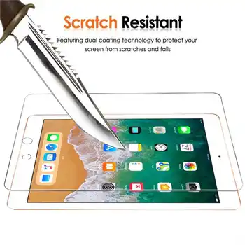 Grūdintas Stiklas Screen Protector For iPad 9.7 2018 6 6-osios Kartos 5 2017 Oro 3 2019 1 Tabletė Stiklo