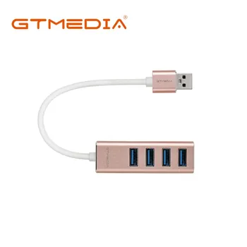 GTMEDIA Ultra-Plonas 4-Port USB 3.0 HUB Didelės Spartos Stabili USB Hub Multi-Prietaisas Kompiuteris Nešiojamas Priedai Adapteris Keitiklis