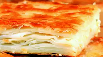 Gulluoglu Sūrio Pyragas Dašiai (Peynirli Su böreği), Šviežiai Pagamintų
