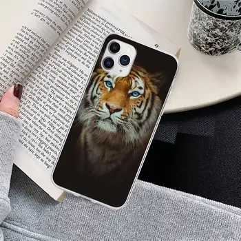 Gyvūnų Tigras Skaidraus Mobiliojo Telefono Dangtelis Huawei P20 P40 Lite 30 Pro P Smart 2019 Garbę 10 10i 20 Lite Aiškiai