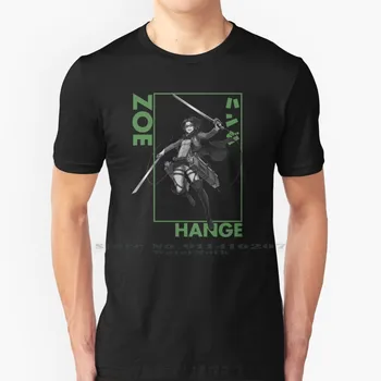 Hange Zoe - Išpuolis Titan - Tipografija 1 Marškinėliai Grynos Medvilnės Ataka Titan Ataka Titan Simbolių Shingeki No Kyoji
