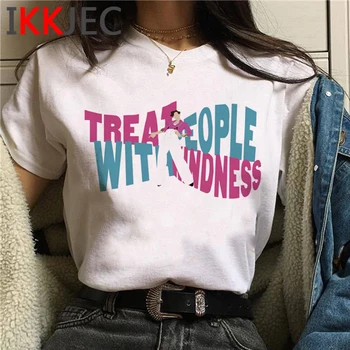 Harry Styles Gydyti Žmones su Kidness Tpwk Baudos Linijos viršuje tees t-shirt moterų grunge streetwear tumblr harajuku t-shirt