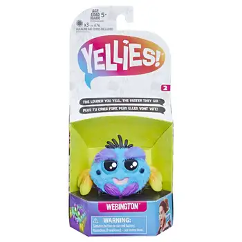 Hasbro Yellies Rėkia Mielas Pet Voras Vaikų Žaislas Pliušinis Šviesos Elektros Triukais Vaikams, Žaislų, Dovanų