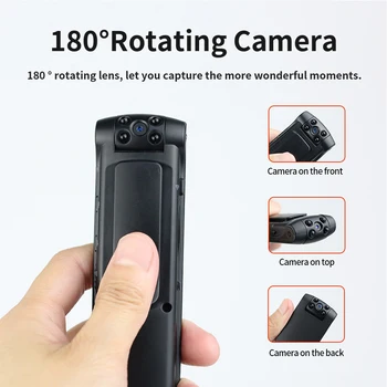 HD 1080P Belaidės Mini Kamera, Wifi Maža Vaizdo Kamera Rašiklis, Fotoaparatas Kūno-Cam Kamera, Loop Įrašymo Kamera Judesio Aptikimo