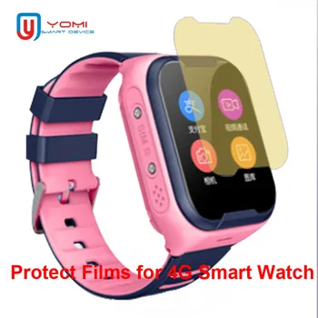 HD Minkštas Apsaugoti Filmai Smart Žiūrėti Vaikai 4G GPS Watch Laikrodis Sprogimų TPU Raštas už Stiklo Ekranas Laikrodis Kūdikių