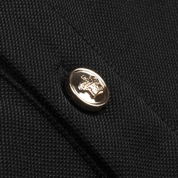 Hellen&Sumedėjusių 21SS Prancūzija Luxruy Prekės Grynos Medvilnės Tinka Slim Bičių Išskirtinį Siuvinėjimo Trumpas Rankovės Top-Shirt Žmogui Polo Marškinėliai
