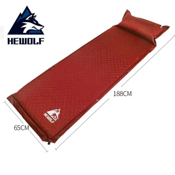 HEWOLF lauko 188*65*5cm vieną automatinė pripučiamos pagalvėlės trinkelėmis sustorėjimas pripučiami lova, čiužinys, lauko palapinė pietūs poilsio kilimėlis