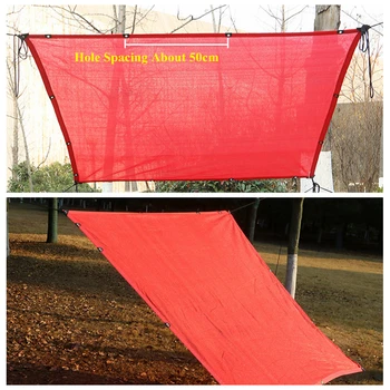 Hi-Kokybės Raudona Anti-UV HDPE skėtį nuo saulės Net Sultingi Augalų apsauga nuo saulės Net Automobilio Stoginė Markizės Baseinas Padengti Pet Namas Atspalvį Medžiaga