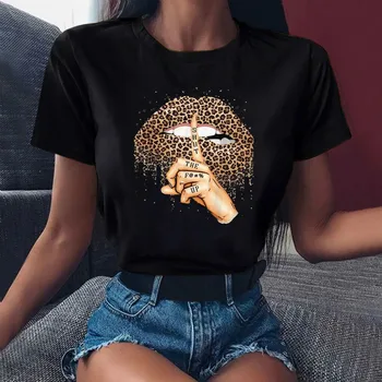 Hicse modelio 3D spausdinimo T-shirt Moterims, O-kaklo juoda viršūnes Merginos, juokingi marškinėliai trumpomis rankovėmis, 2021 naujus produktus karšto pardavimo