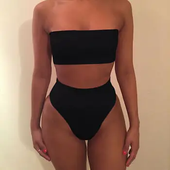 Hirigin 2019 Seksualus Moterų Bikini Nustatyti Stebėjimo Bandeau Push Up Liemenėlė maudymosi kostiumėlį, maudymosi Kostiumėliai, Paplūdimio Maudymosi Kostiumą Rinkiniai Monokini