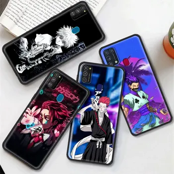 Hisoka Anime Hunter X hunter Telefono dėklas Samsung Galaxy A51 A71 A50 A21s M31 M30s M51 M31s M11 M01 M20 Minkštas Juoda Korpuso Dangtelio
