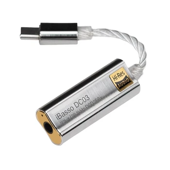 IBasso DC03 Tipas-C 3.5 mm Ausinių Stiprintuvo Adapteris USB DAC, skirta 
