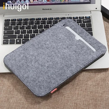 Ihuigol Tablet Sleeve Maišelį Padengti 8 colių iPad Mini 1 2 3 4 10 colių ipad Oro 1 2 Pro 9.7 10.5 Apsauginis Dėklas Storio Atveju