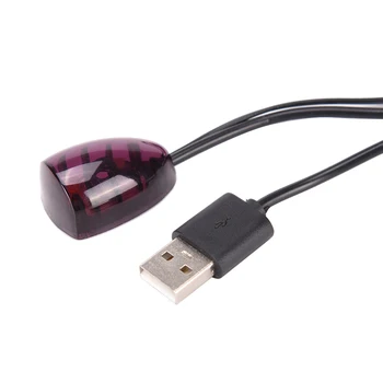 Infraraudonųjų spindulių Kartotuvas Nuotolinio Valdymo Imtuvas USB Adapter Set-top Box, IR Extender Tinka Set-top Boxes, Stebėjimo Kietajame Diske
