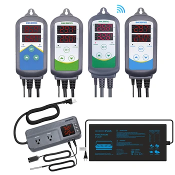 Inkbird Smart Home Įrankis Thermoregulator Skaitmeninis Temperatūros Valdiklis su NTC Jutiklis Šildymo Aušinimo Dual Relė Reguliatorius
