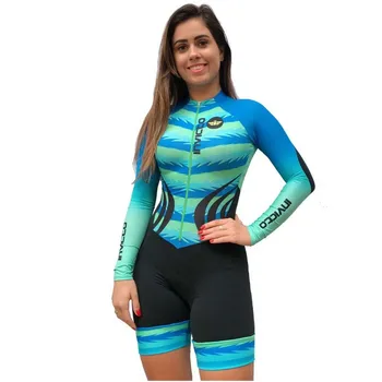 Invicto Dviračių Moterų Triatlonas Skinsuit beždžionė Jumpsuit Mtb apsaugos nuo Saulės dviratį Rinkinys Profesionalių sportininkų mokymo sportinę aprangą