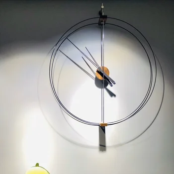 Ispanija turas paprasta modernių namų meno laikrodis kūrybos šviesa prabangus laikrodis minimalistinio asmenybės kambarį sieninis laikrodis