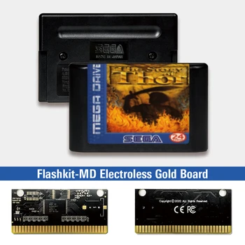 Istorija Thor - EUR Etiketės Flashkit MD Electroless Aukso PCB Kortele Sega Genesis Megadrive Vaizdo Žaidimų Konsolės