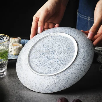 Išskirtinį Jūros Bangos Japonijos Valgomieji Kaulų Lėkštės, Vakarienė Plokštės Keramikos Plokštės Namuose Butas Pusryčiai Plokštė Kukulis Plokštė