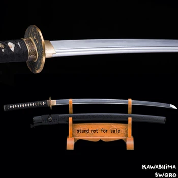 Japonijos Katana Kardas T10 plieno Nekilnojamojo Hamon Full Tang Samurajus Tsuba Mūšis Pasiruošę Labai Smarkiai-41In-Naujas Atvykimo 2021