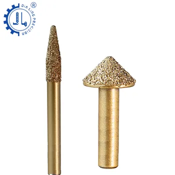 JIALING 1 vnt cnc akmens diamond graviravimas bitai granito akmens drožyba pjovimo įrankiai/frezavimo cutter