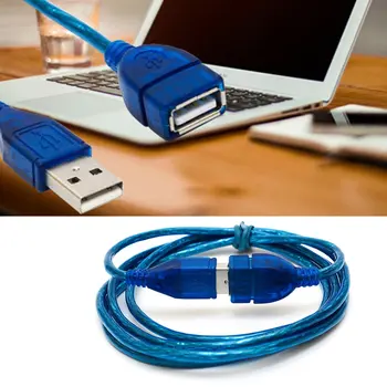 JINCHI 1M/1.5 M/2M Super Ilgas USB 2.0 Vyrų ir Moterų ilgiklis Didelės Spartos USB prailginimo Duomenų Perdavimo Sinchronizavimo Kabelis PC