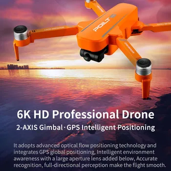 JJRC X17 Dvigubos HD Kameros Drone 5G WiFi 6K GPS Sulankstomas Brushless Variklio RC Drone Fpv aerofotografija Sraigtasparnis, Sulankstomas Dron
