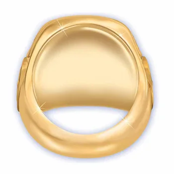 Jungtinių valstijų Oro Pajėgų Skrydžio Aukso Spalvos Nerūdijančio Plieno Žiedas Vyrams Cool bižuterijos Anniversar Skristi Mėgėjų, Dovanos