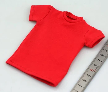 Juoda raudona mėlyna pilka 1/6 Vyrų Marškinėliai trumpomis rankovėmis Atsitiktinis viršuje 12 Cm TBLeague Veiksmų Skaičius, Jiaou Lėlės
